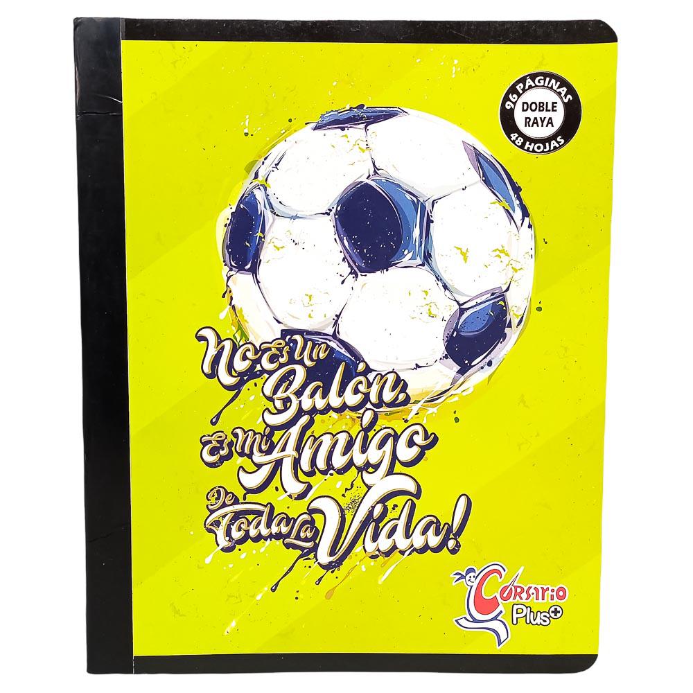 Cuaderno Cosido Grande Doble Raya Corsario Plus 96 Páginas - Surtido