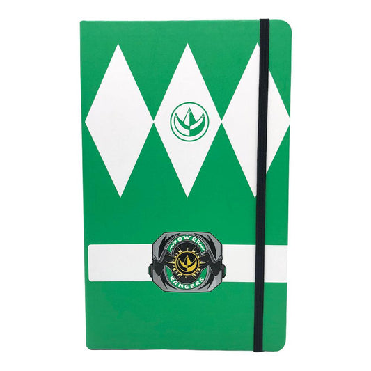 Cuaderno Para Notas Power Rangers Con Liga de 200 Páginas