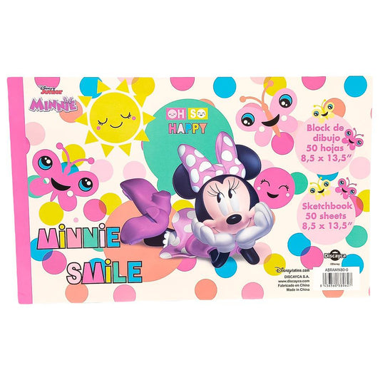 Libreta de Dibujo Disney Minnie Mouse 8.5" x 13.5"