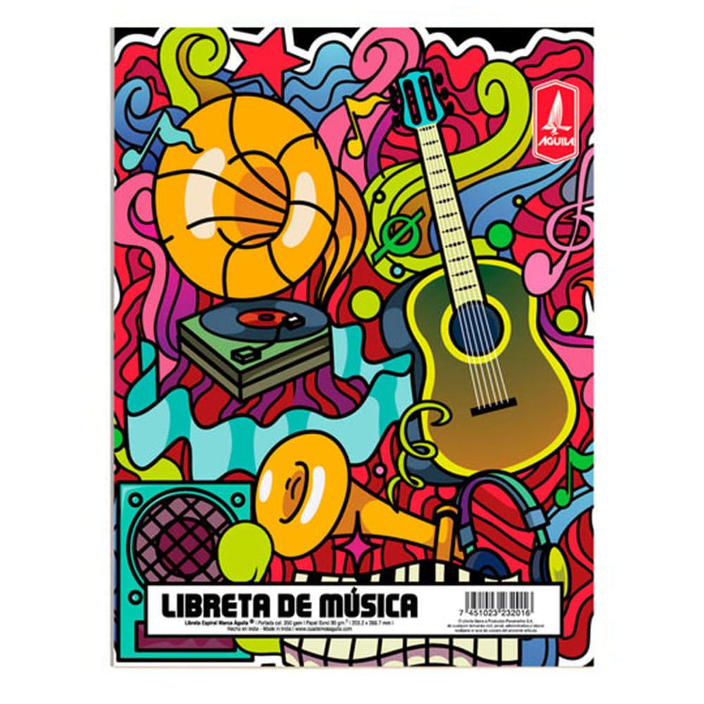 Libreta de Música Águila 100 Páginas - Surtido