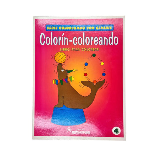 Libro De Pintar Colorin-Coloreando # 4