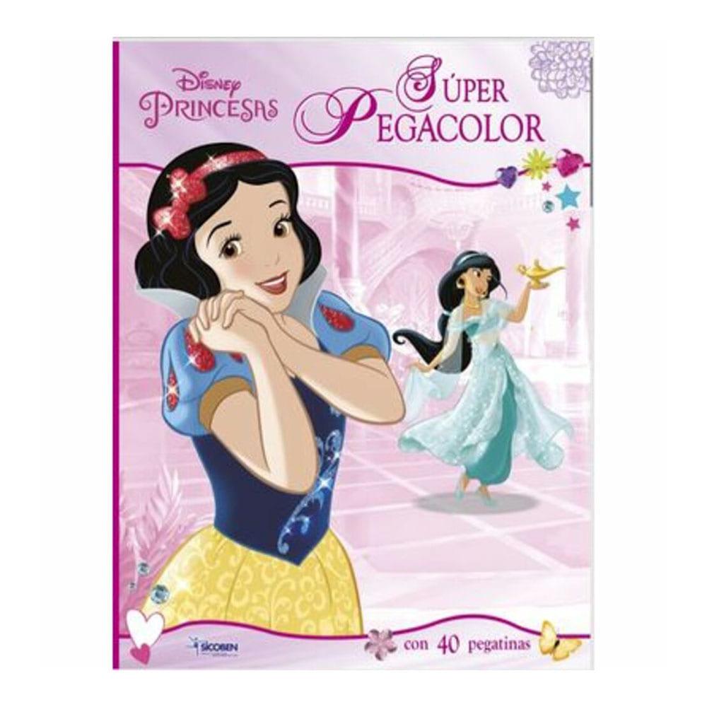 Libro de Colorear Stickers Disney Princess
