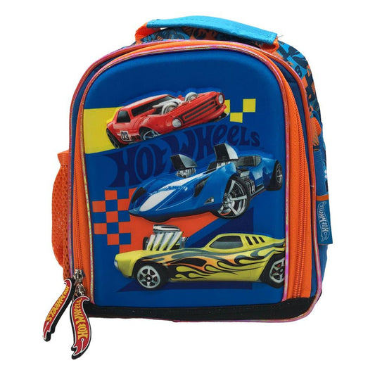 Lonchera Hotwheels Relieve Azul