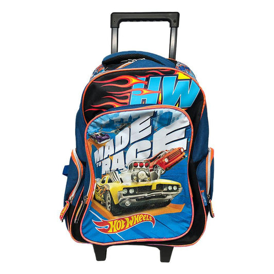 Mochila Con Ruedas Hot Wheels de 17"