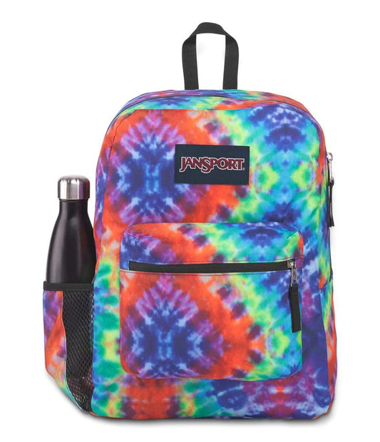 Mochila Jansport Cross Town Red Multi Hippie Days