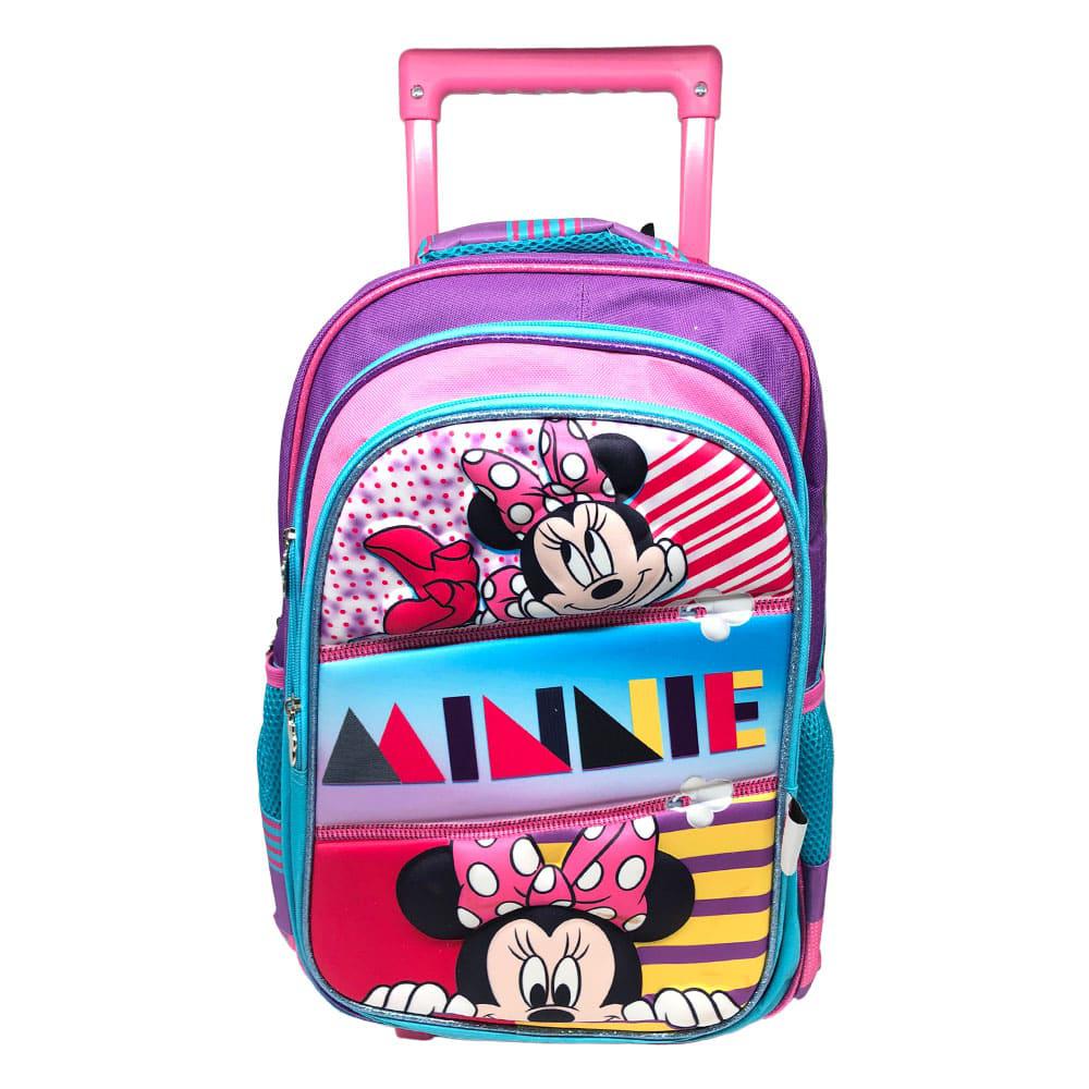 Mochila Con Ruedas Minnie Mouse de 16"