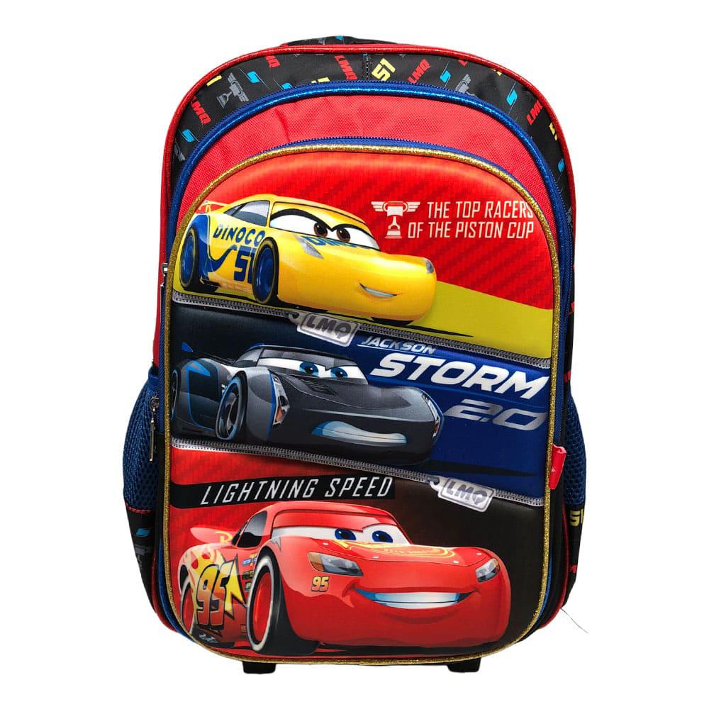 Mochila Con Ruedas Cars de 16"