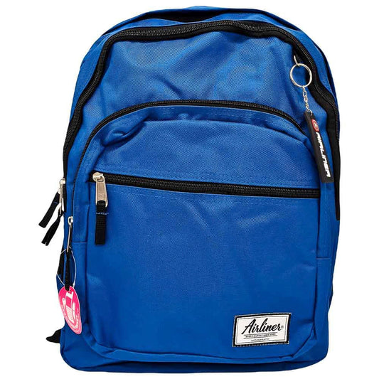 Mochila Airliner Porta Laptop Blue 17"