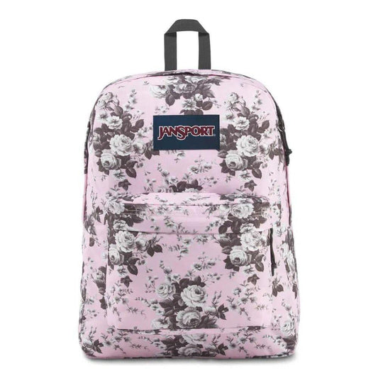 Mochila Jansport Super Break Pink Antique Floral