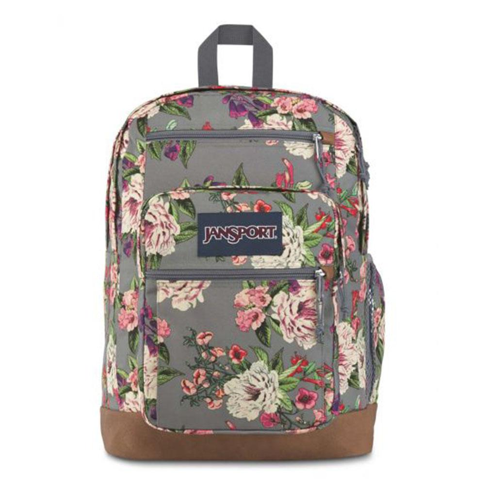 Mochila Jansport Cool Student Grey Bouquet