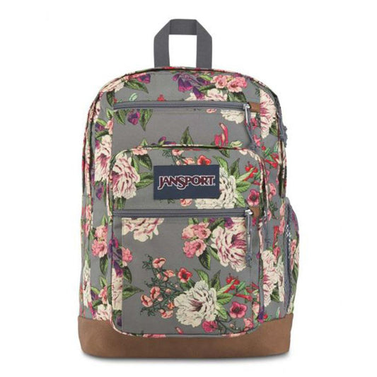 Mochila Jansport Cool Student Grey Bouquet