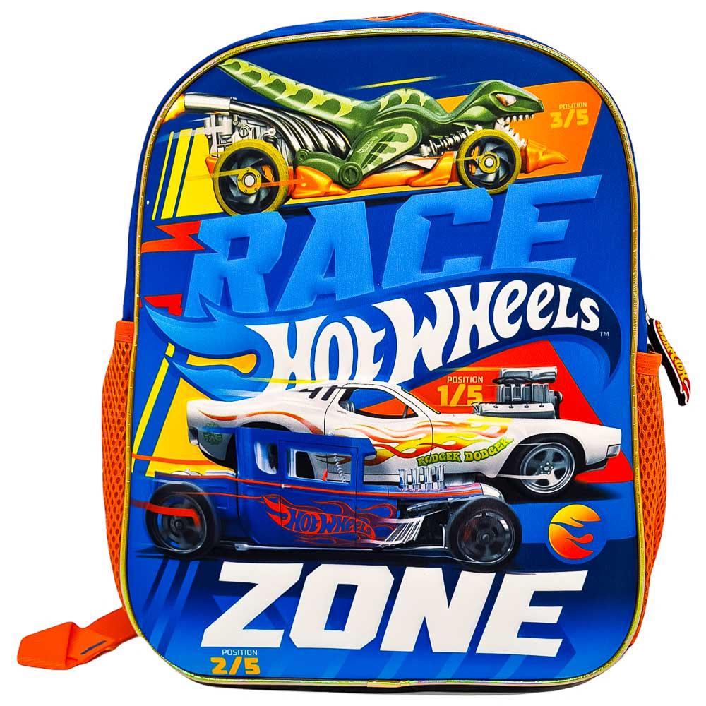 Mochila Hot Wheels Race 3D Zone 13"