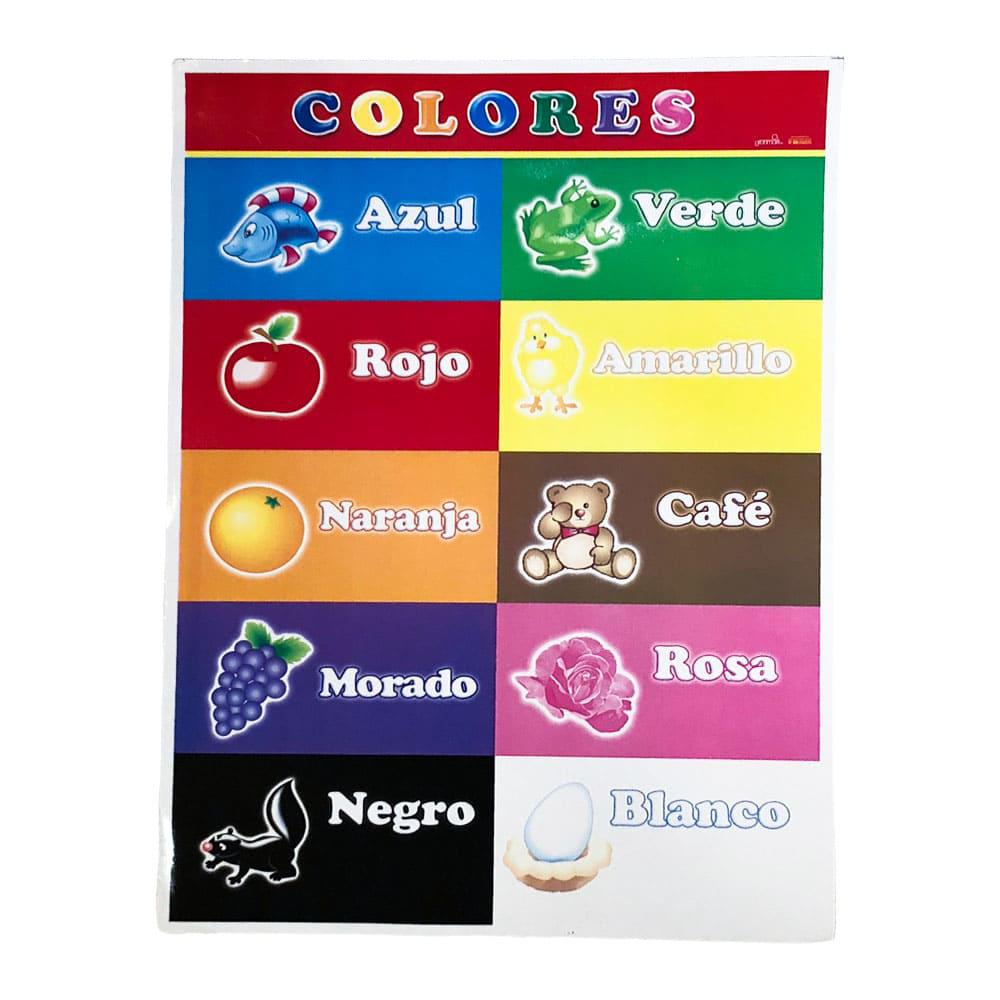 Poster Escolar Granmark Los Colores 70 cm x 50 cm
