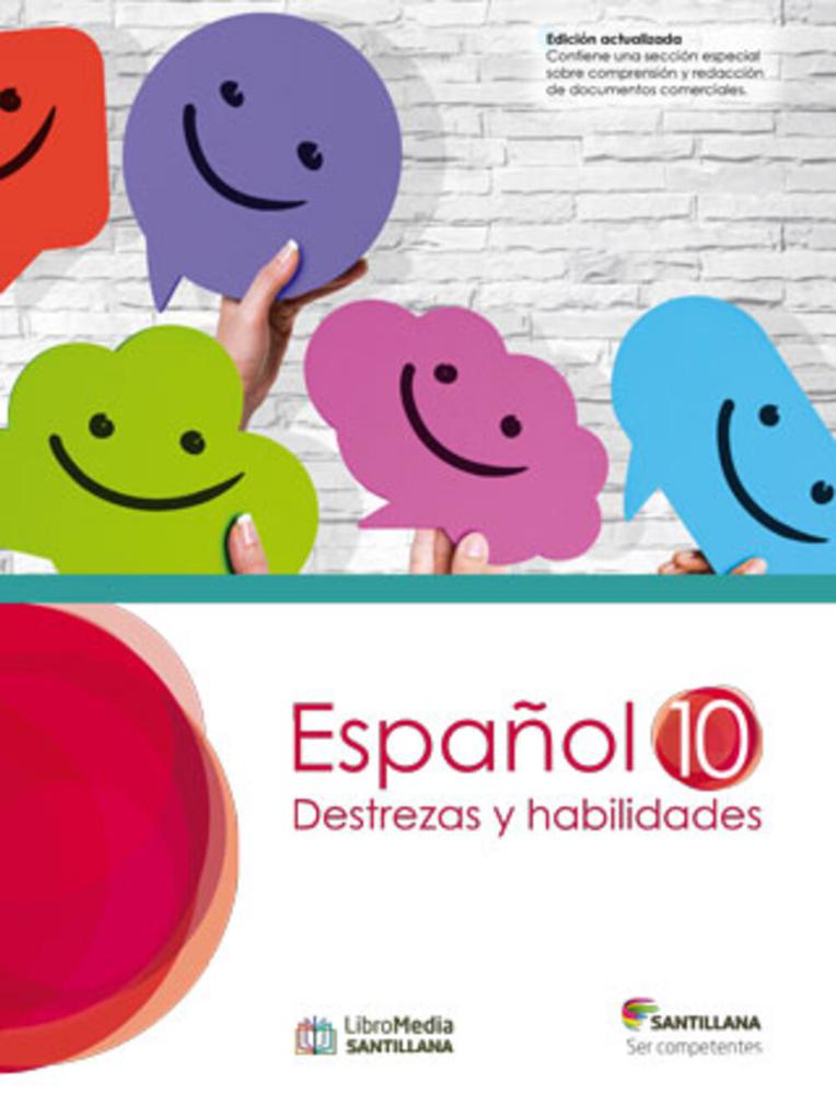 Libro Santillana Text Español 10 /Libro media