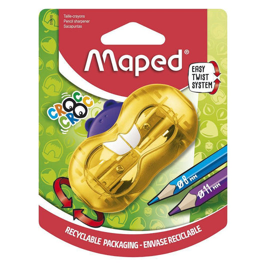 Sacapuntas Maped Croc Croc 2 Orificios - Surtido