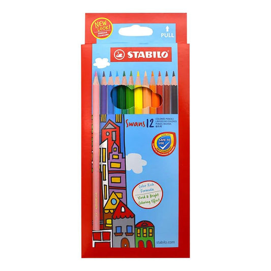 Lápices Colores X12 Swans Stabilo