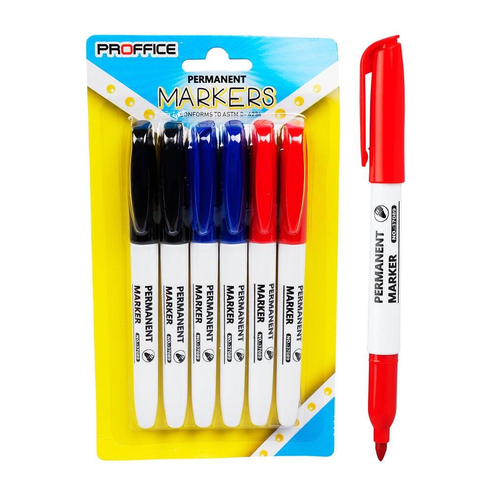 Marcador Permanente Proffice 6 Piezas
