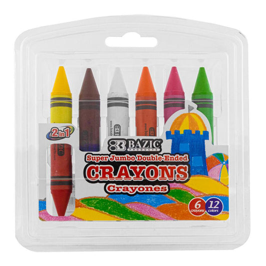 Crayones Bazic Jumbo 6