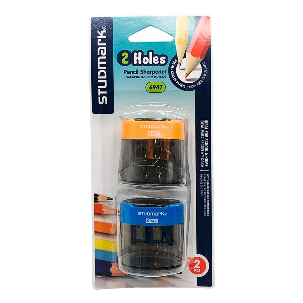 Sacapuntas Studmark de Plástico 2 Piezas - Surtido
