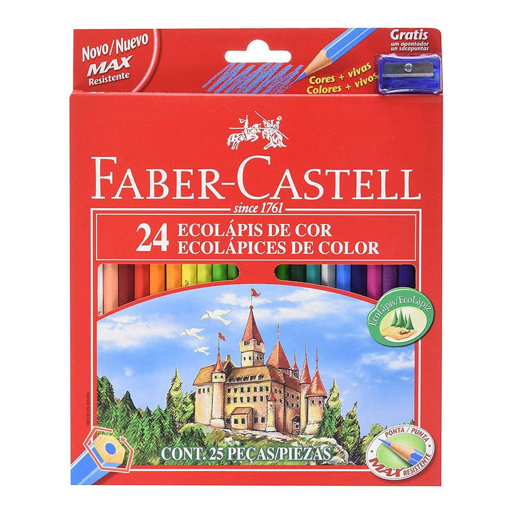 Lápices de Colores Faber Castell Hexagonal 24 Piezas