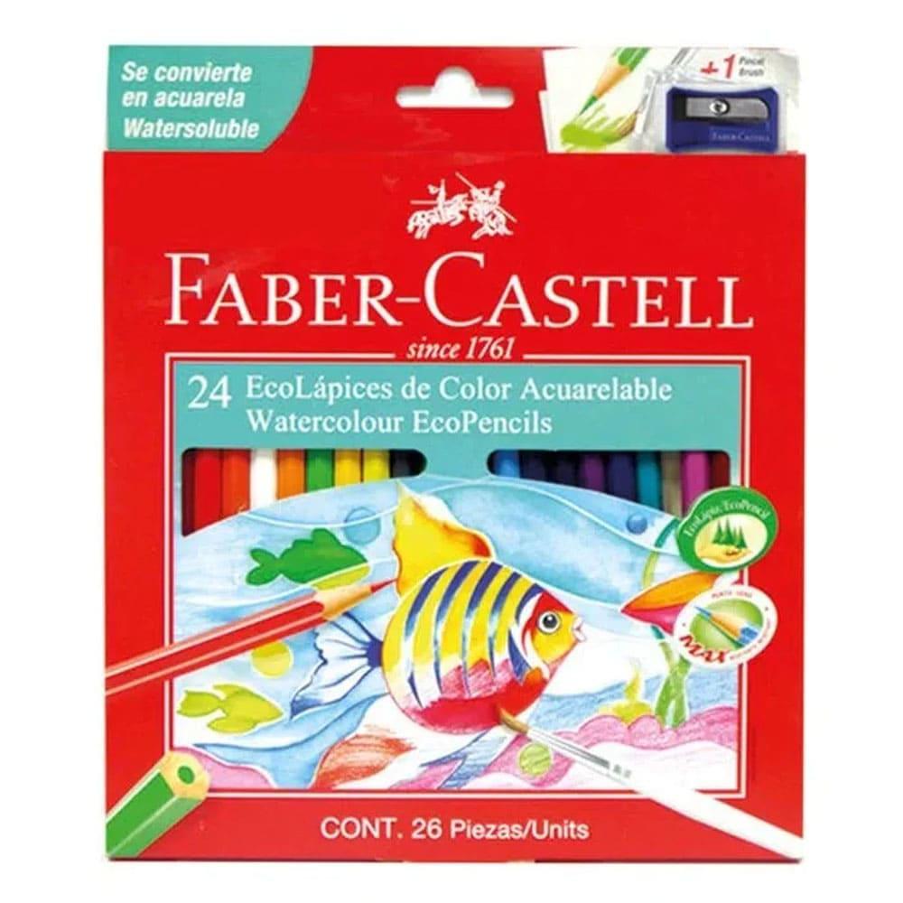 Lápices Color Acuarela Hex X 24+P+S/P Fc