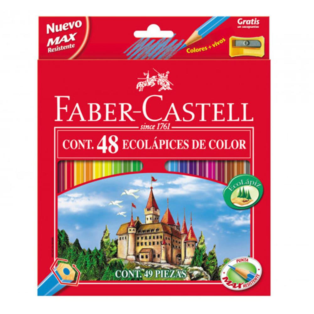 Lápices de Colores Faber Castell Hexagonal 48 Piezas