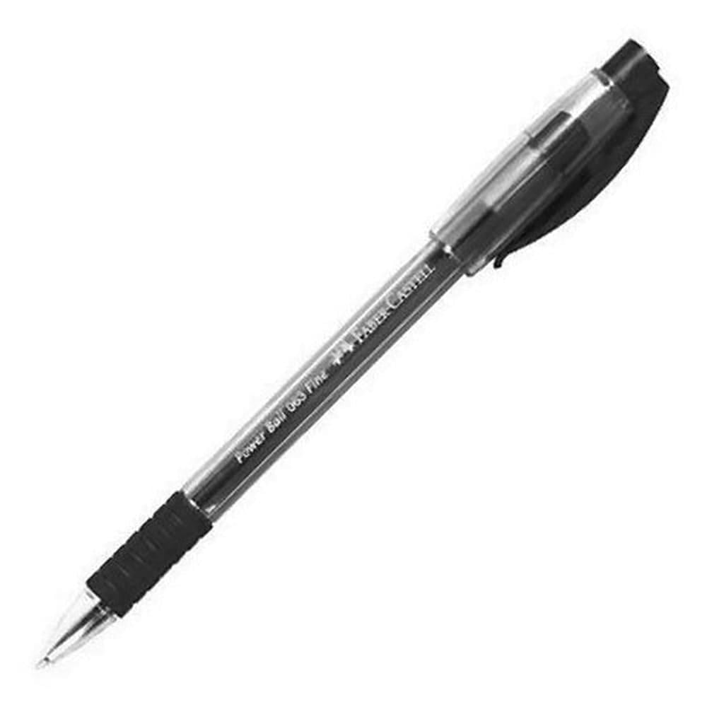 Bolígrafo Faber Castell 063 Negro