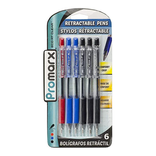 Boligrafo Promarx 6 Piezas