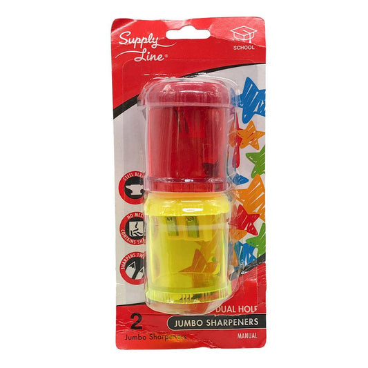 Sacapuntas Jumbo Supply Line 2 Piezas