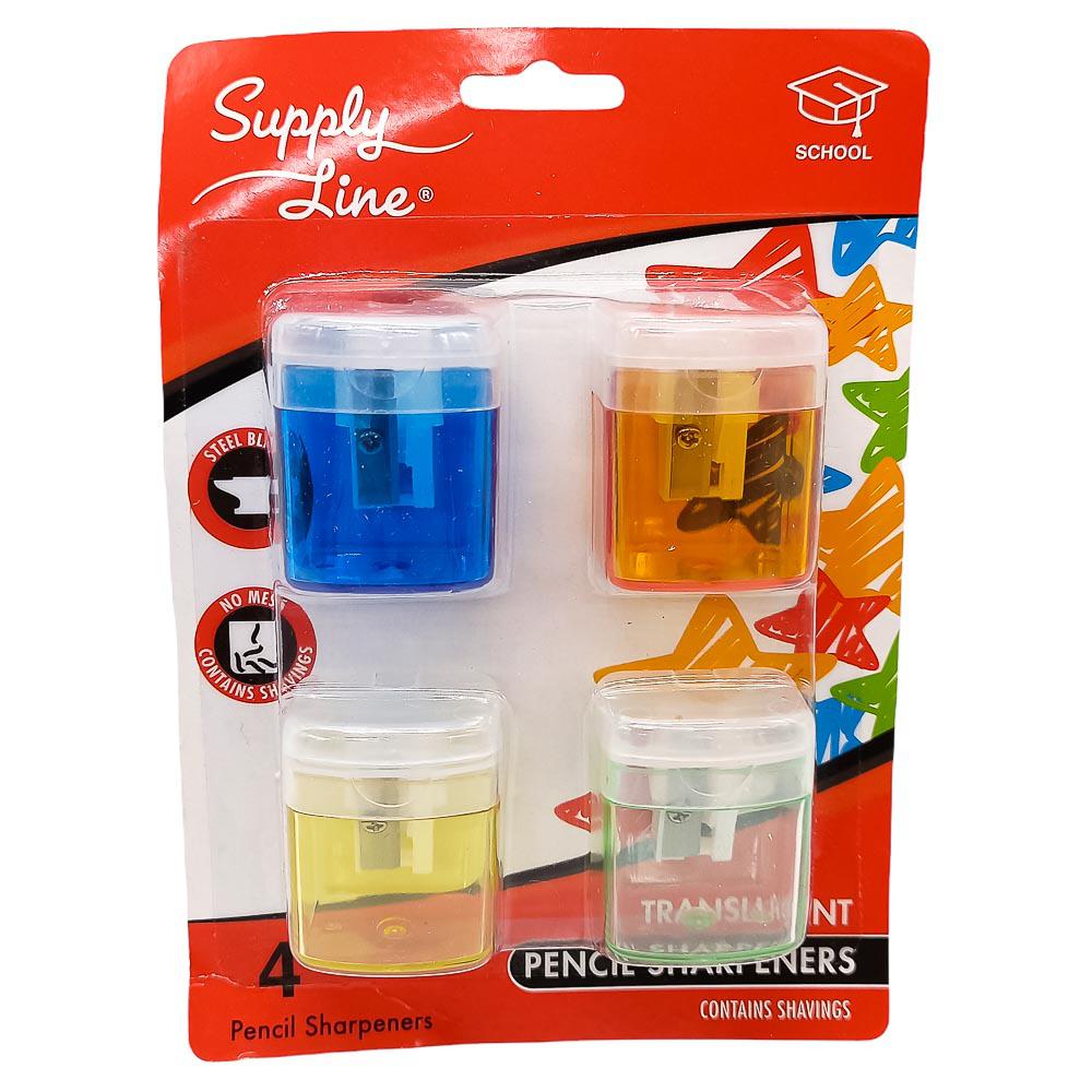 Sacapuntas Supply Line 4 Piezas