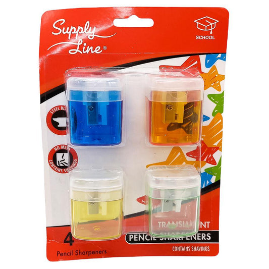 Sacapuntas Supply Line 4 Piezas