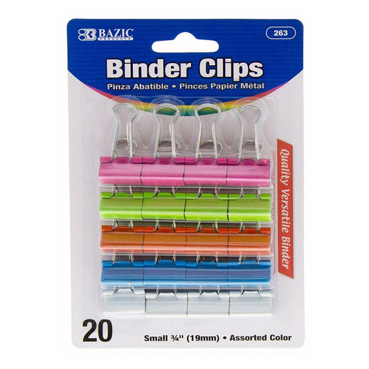 Clips Mariposa Bazic 20 Piezas