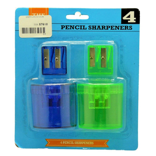 Sacapunta Supply Line 4 Piezas - Surtido