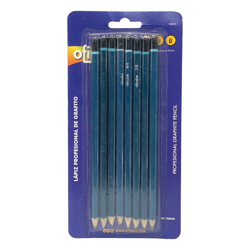 Lápiz Grafito HB Ofimak 8 Piezas
