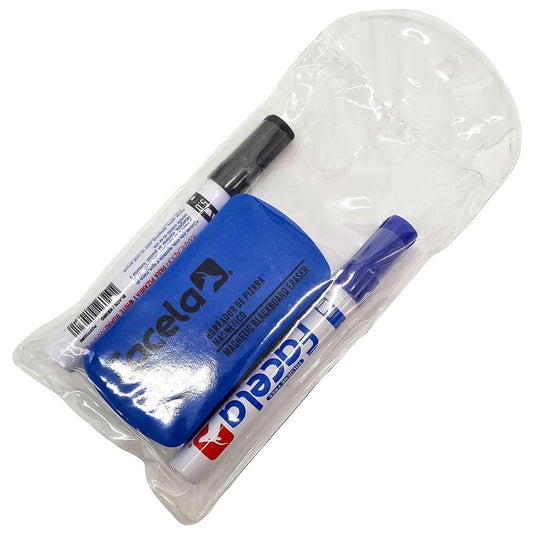 Set de Borrador Con Marcadores Facela 3 Piezas