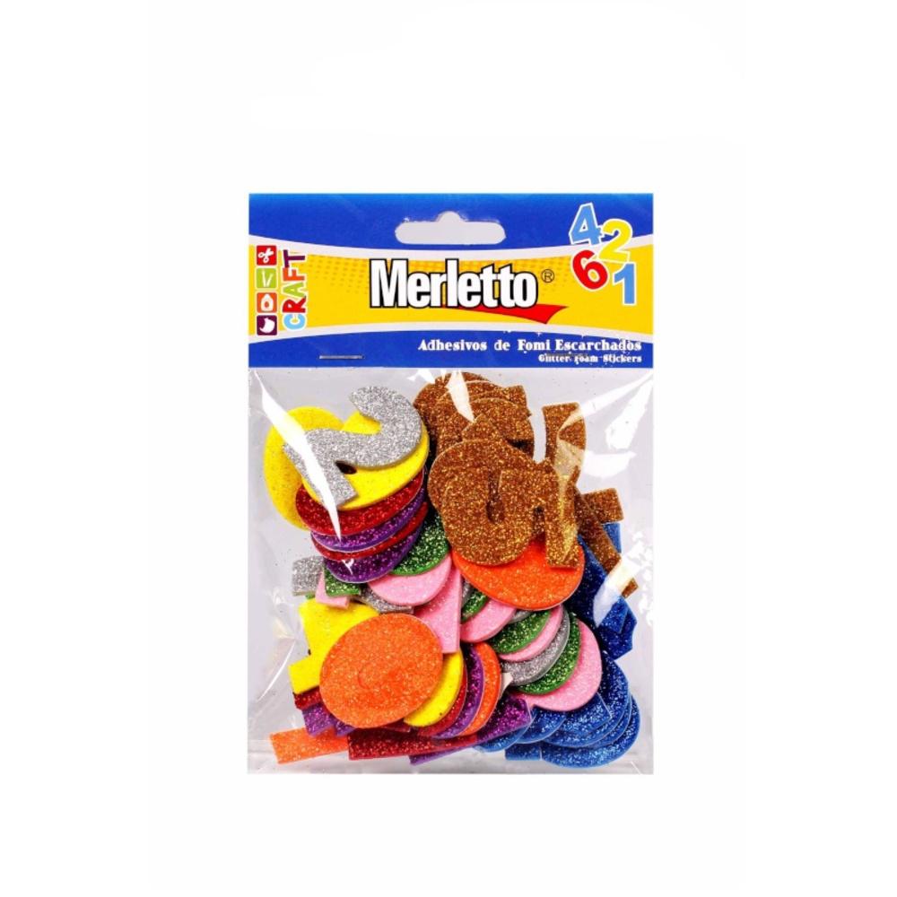 Sticker de Fomi Merletto Números Escarchados