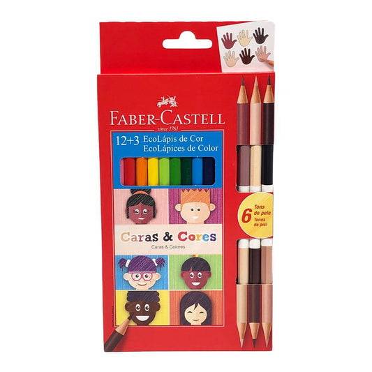 Lápices de Colores Faber- Castell Hexagonal 12 Piezas