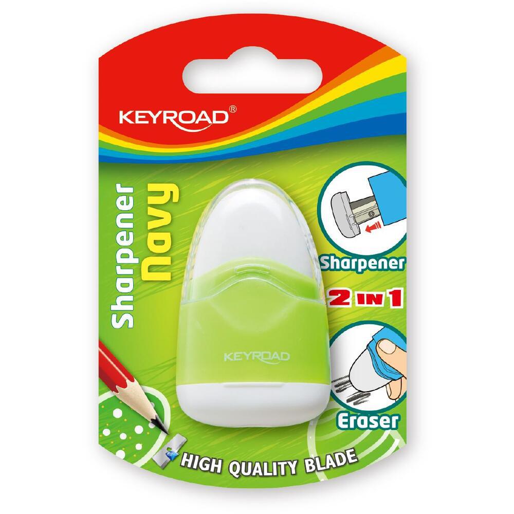 Sacapuntas Keyroad Con Borrador - Surtido