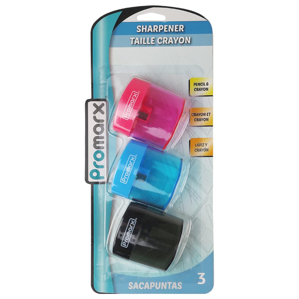 Sacapuntas Promarx 3 Piezas