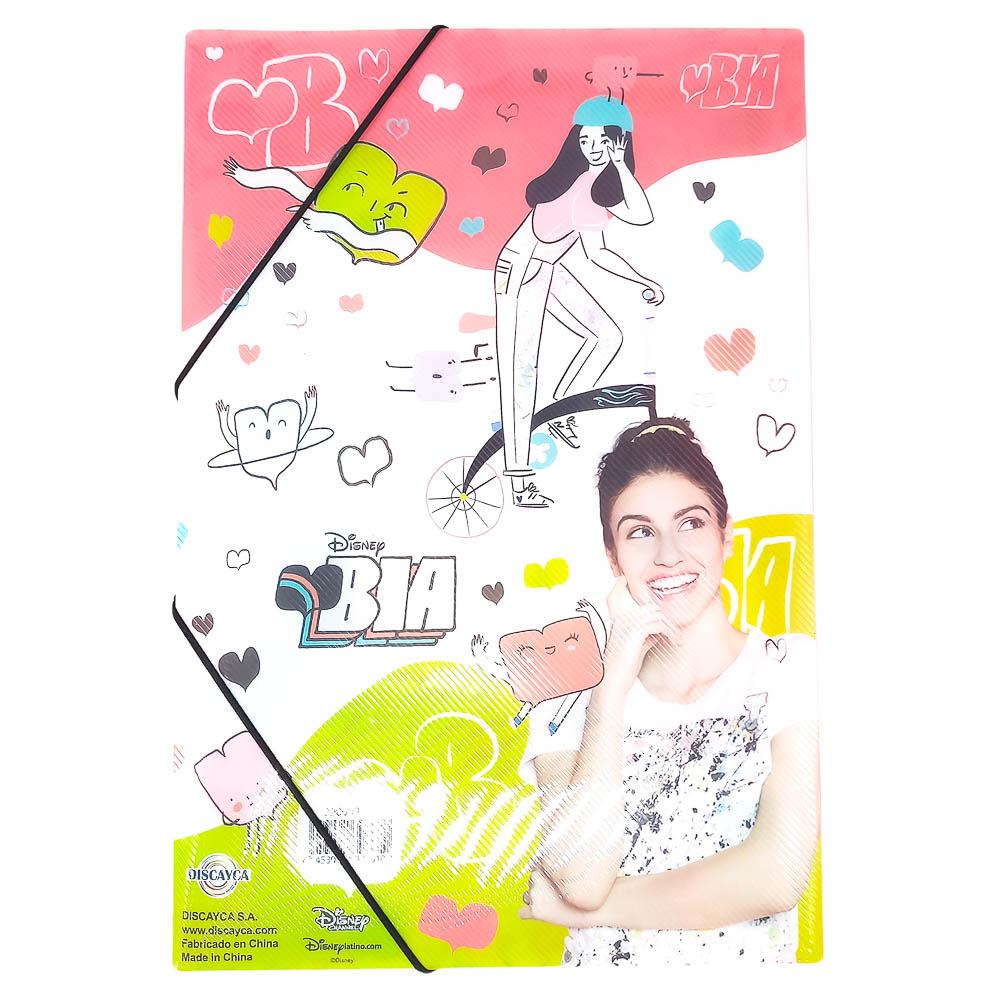 Carpeta Plástica Con Liga Bia 14" x 9.5"