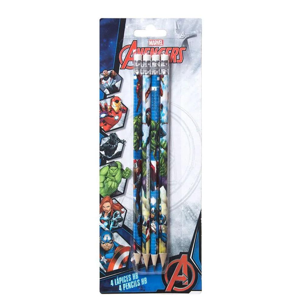 Lapiz Hb Avengers 4 Piezas