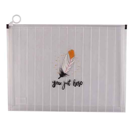 Sobre Plástico Merletto A4 Con Cierre - Surtido