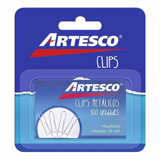 Clip de Metal Artesco 33 mm 100 Piezas