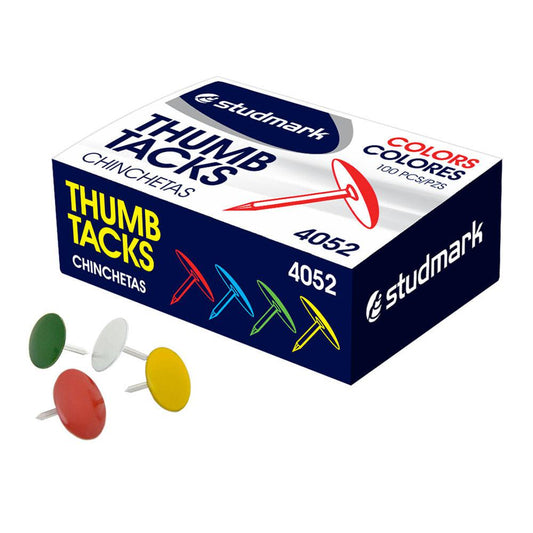 Tachuelas de Colores Studmark 100 Piezas