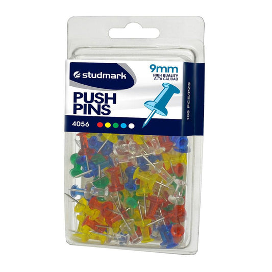 Tachuelas de Colores Transparentes Studmark 100 Piezas
