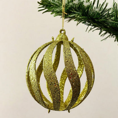 Esfera Navideña Decorativa 15 Cm Dorado - Montefiori Christmas - Titan.com.pa - 7453121094558