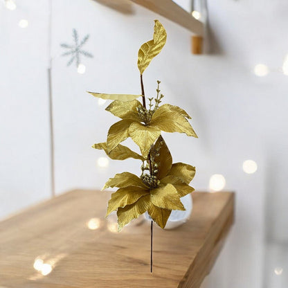 Espiga Navideña 70 Cm Gold - Montefiori Christmas - Titan.com.pa - 7453121014556