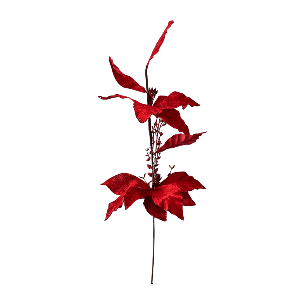 Espiga Navideña 70 Cm Red - Montefiori Christmas - Titan.com.pa - 7453121014563