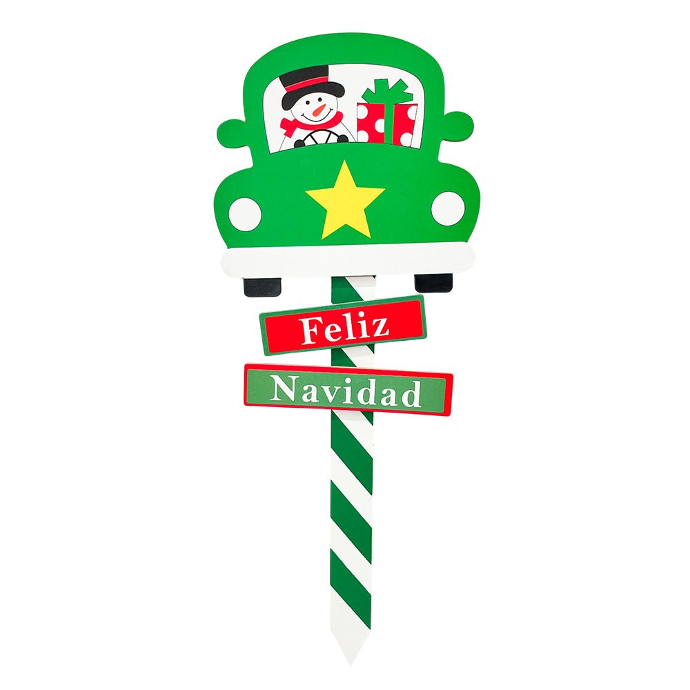 Estaca Navideña 35 cm con Letrero / Christmas Elegance - Christmas Elegance - Titan.com.pa - 2100000910199