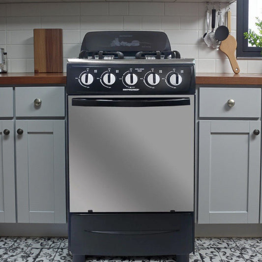 Estufa A Gas 20" Premier / 4 Quemadores / Con Horno / Negro - Premier - Titan.com.pa - 7453064743483
